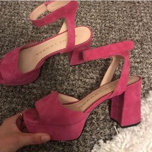 Sacha London platform heels